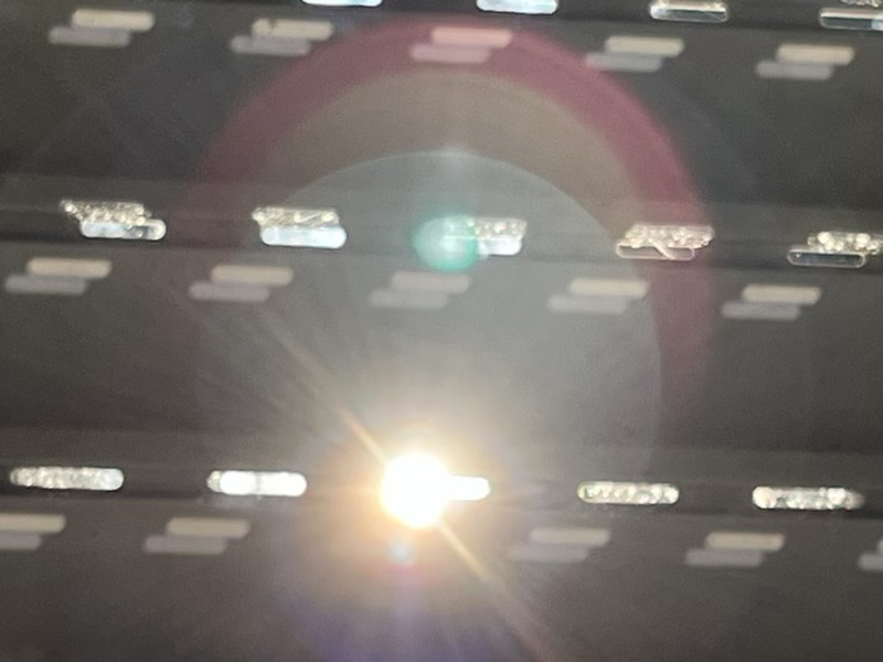 Fascio di luce e tapparella